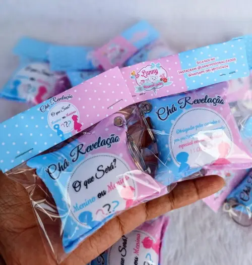Almochaveiro Personalizado Chá Revelação