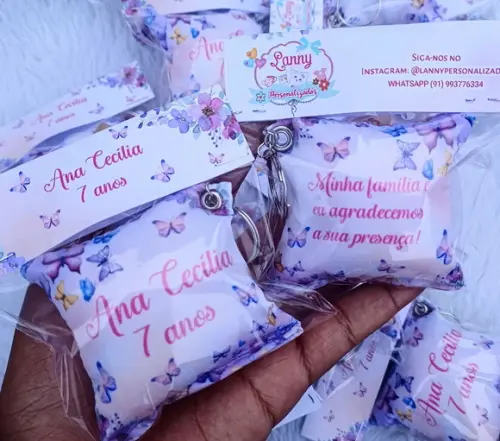 Almochaveiro Personalizado Jardim Encantado das Borboletas