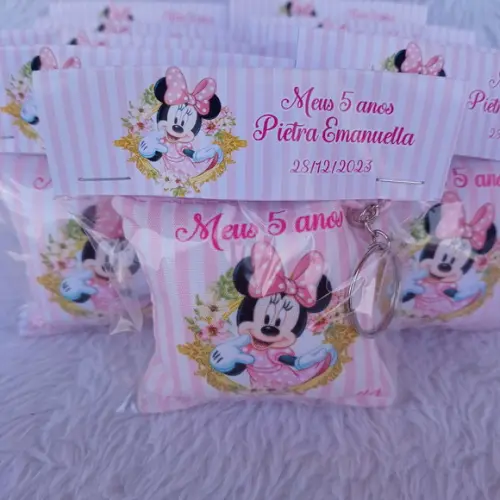 Almochaveiro Personalizado Minnie Rosa
