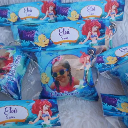 Almochaveiro Personalizado Pequena Sereia com Foto