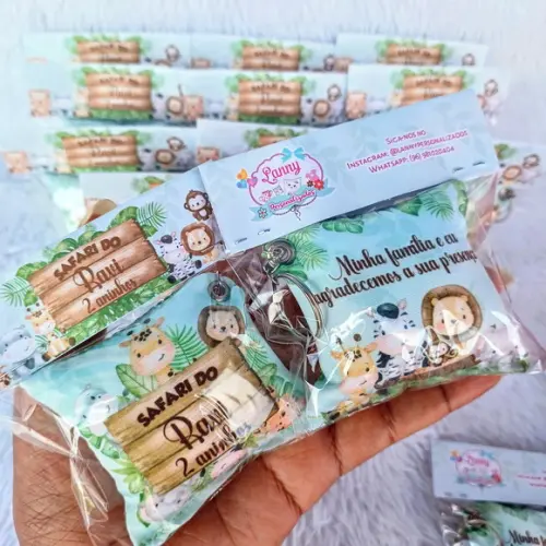 Almochaveiro Personalizado Safari Baby