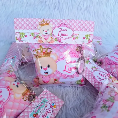 Almochaveiro Personalizado Ursinha Princesa