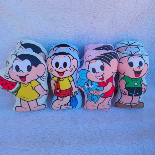 Almofada Contorno do Personagem Turma da Monica 21cm Altura