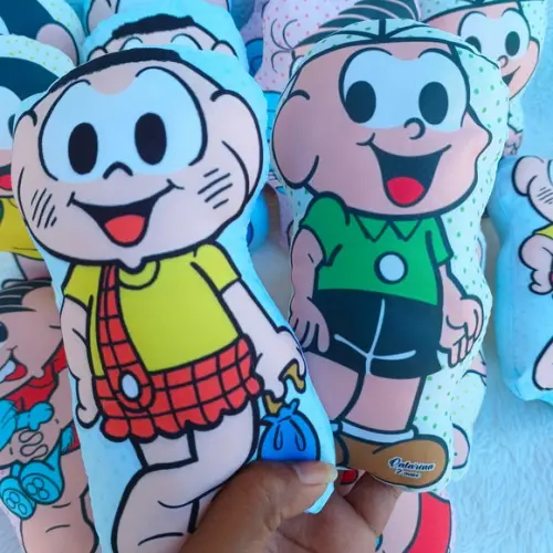Almofada Contorno do Personagem Turma da Monica 21cm Altura