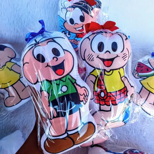 Almofada Contorno do Personagem Turma da Monica 21cm Altura