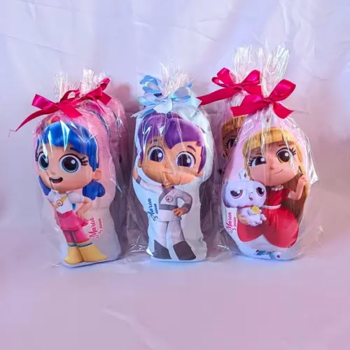 Almofada Contorno do Personagem Vera e o Reino Arco 21cm Alt