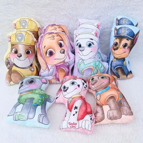 Almofada Contorno Personalizada Patrulha Canina