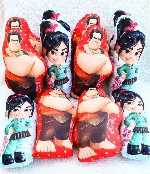 Almofada Contorno Personalizada Vanellope 21cm