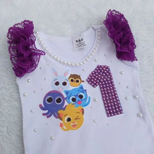 Body Infantil Bolofofos 1 Ano Pronta Entrega