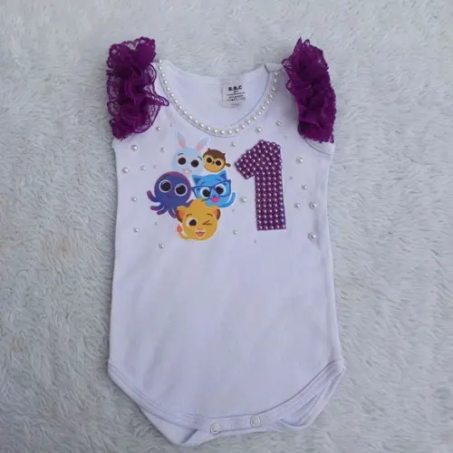 Body Infantil Bolofofos 1 Ano Pronta Entrega