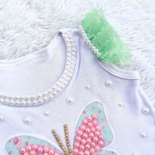 Body Infantil Jardim de Borboletas