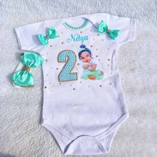Body Mesversario Princesa Tiana