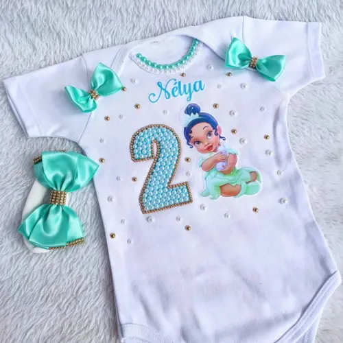 Body Mesversario Princesa Tiana