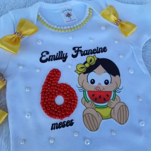Body Personalizado para Mesvesario Magali Baby