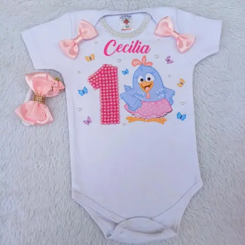 Body Personalizado Galinha Pintadinha