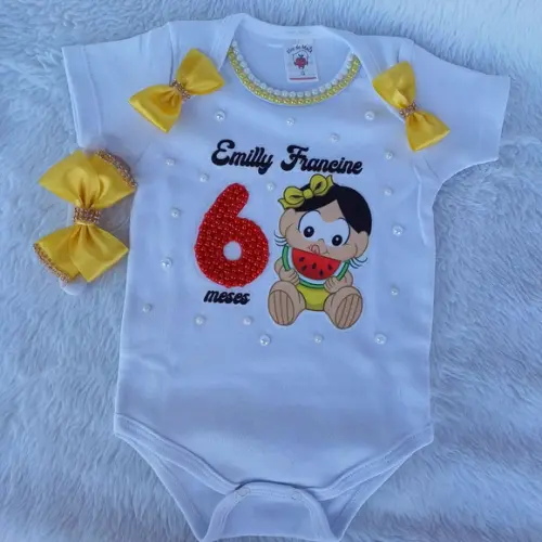 Body Personalizado para Mesvesario Magali Baby