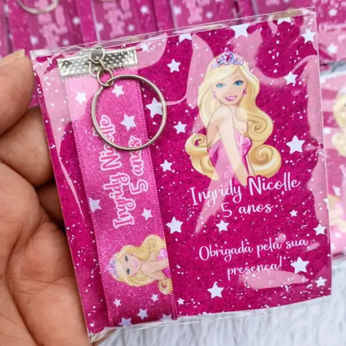 Chaveiro Personalizado Barbie