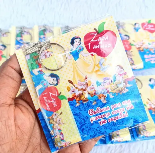 Chaveiro Personalizado Branca de Neve