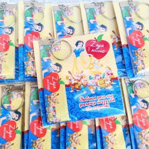 Chaveiro Personalizado Branca de Neve