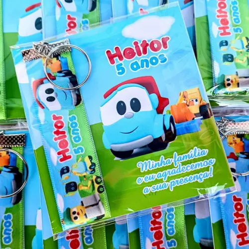 Chaveiro Personalizado Leo o Caminhão