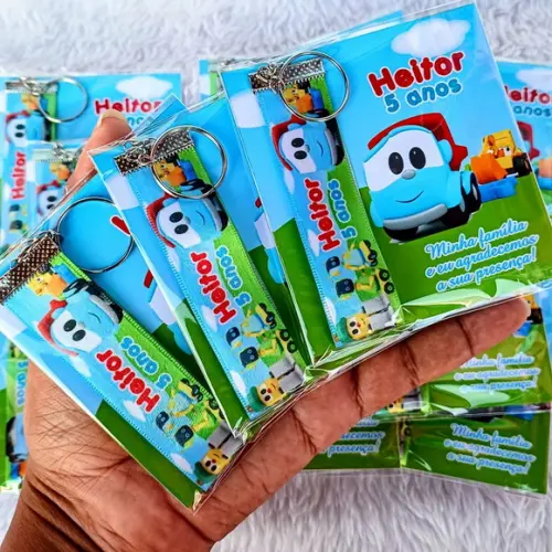 Chaveiro Personalizado Leo o Caminhão