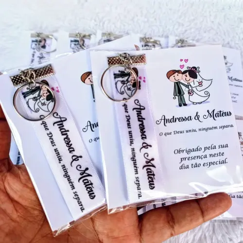 Chaveiro Personalizado para Casamento