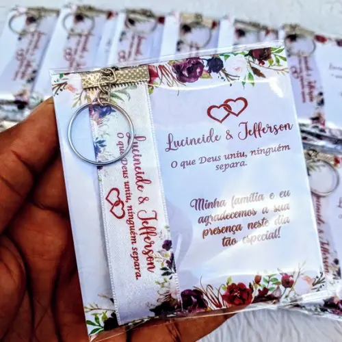 Chaveiro Personalizado para Casamento