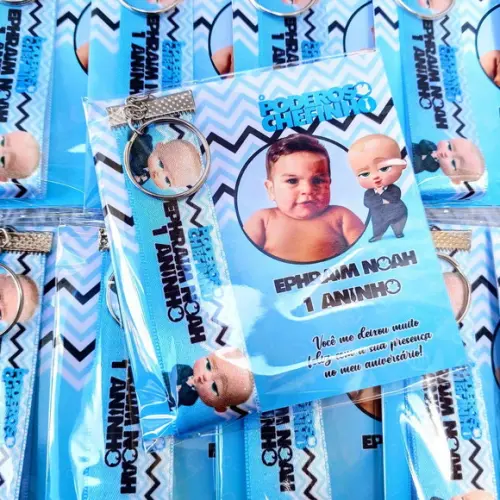 Chaveiro Personalizado Poderoso Chefinho com Foto