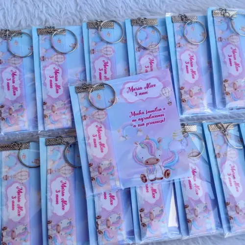 Chaveiro Personalizado Unicórnio