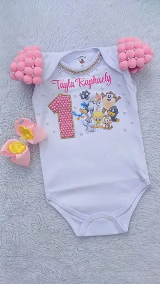 Conjunto Infantil Personalizado Baby Louney Tunes
