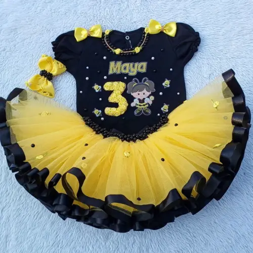 Conjunto Tutu Abelhinha