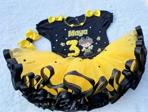 Conjunto Tutu Abelhinha