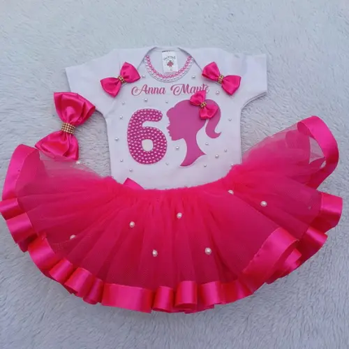 Conjunto Tutu Barbie Mesvesario