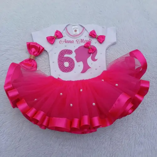 Conjunto Tutu Barbie Mesvesario