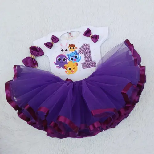 Conjunto Tutu Bolofofos 1 Ano