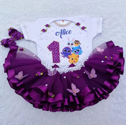 Conjunto Tutu Bolofofos Luxo