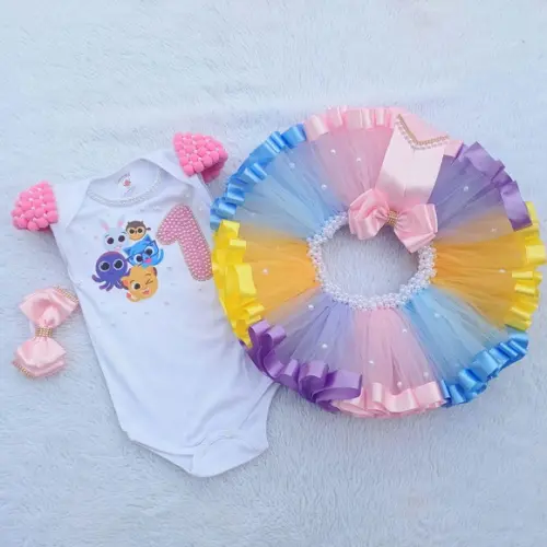 Conjunto Tutu Bolofofos Luxo