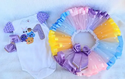 Conjunto Tutu Bolofofos Luxo