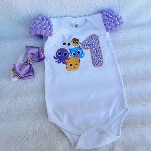 Conjunto Tutu Bolofofos Luxo