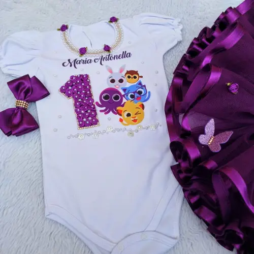 Conjunto Tutu Bolofofos Luxo