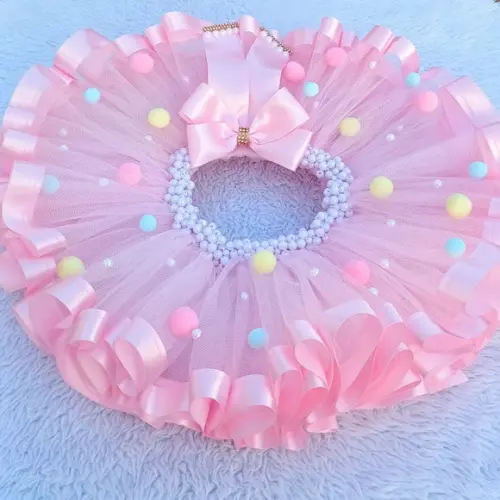 Conjunto Tutu Circo Rosa