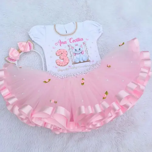 Conjunto Tutu Gatinha Marie