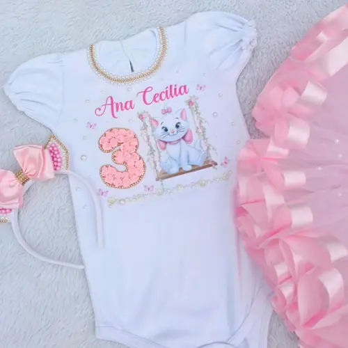 Conjunto Tutu Gatinha Marie