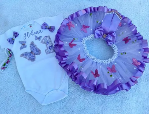 Conjunto Tutu Jardim Encantado