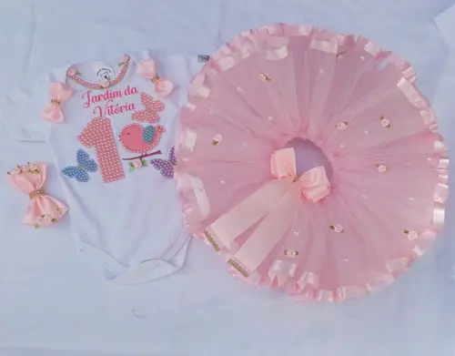 Conjunto Tutu Jardim Encantado