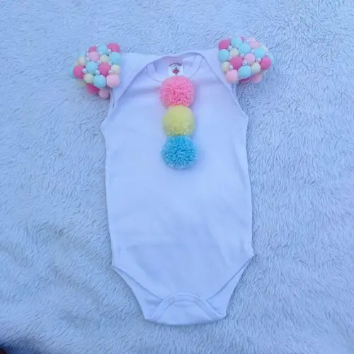 Conjunto Tutu Luxo Palhacinha Circo Rosa até 2 Anos
