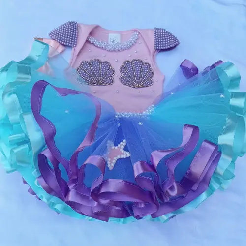 Conjunto Tutu Luxo Sereia