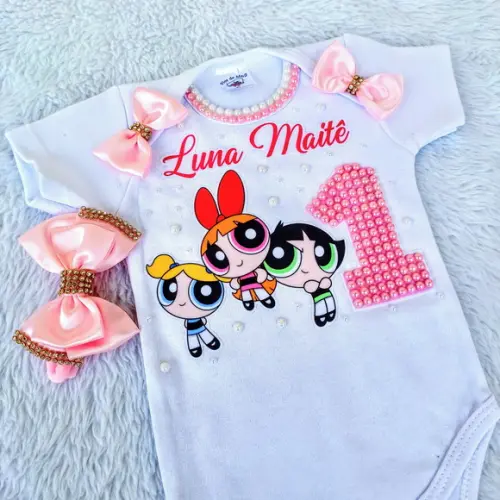 Conjunto Tutu Meninas Super Poderosas