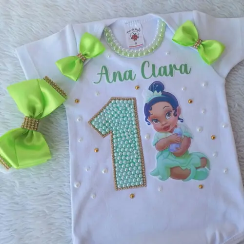 Conjunto Tutu Princesa e o Sapo Baby