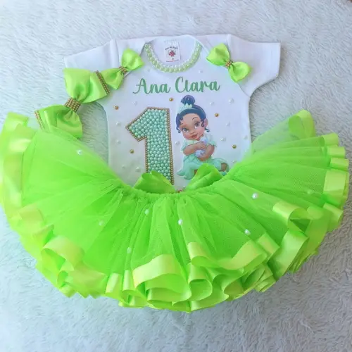 Conjunto Tutu Princesa e o Sapo Baby
